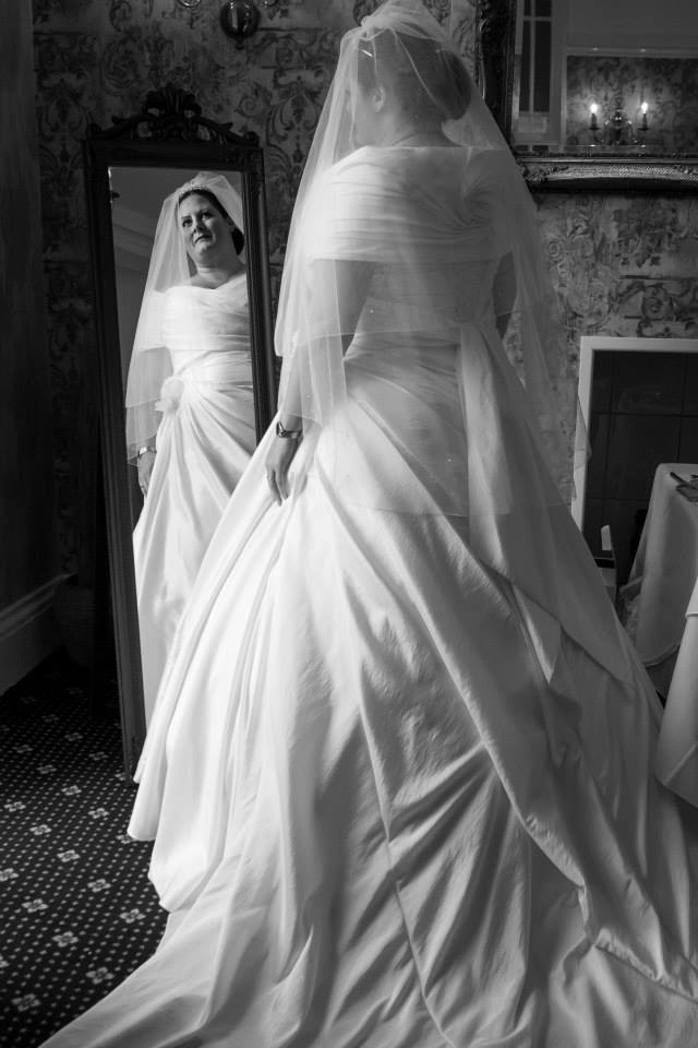 Back of my wedding dress