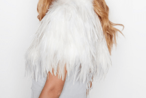 Lovely feather stole or wrap from Debenhams, in white
