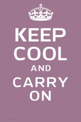 Copy of Keep Calm and Carry On Template Poster - Made with PosterMyWall